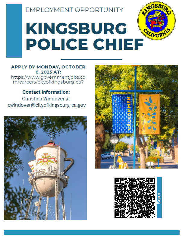 Chief of Police Recruitment Flyer